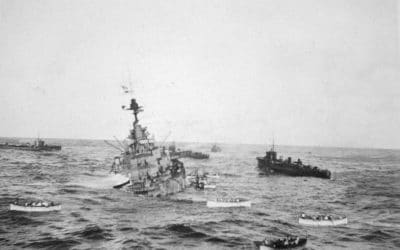 Le RMS Olympic et le HMS Audacious